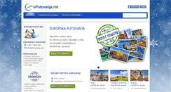 Desktop Screenshot of eputovanja.net