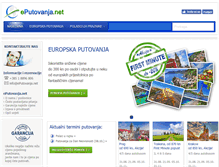 Tablet Screenshot of eputovanja.net